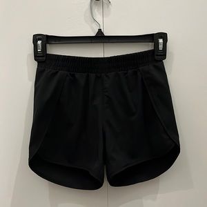 NWOT - ALL IN MOTION Athletic Shorts. Girls Sz 7-8. Black w/ black lining.